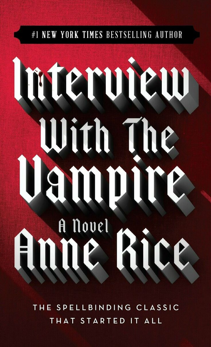 cover of interview with a vampire by anne rice